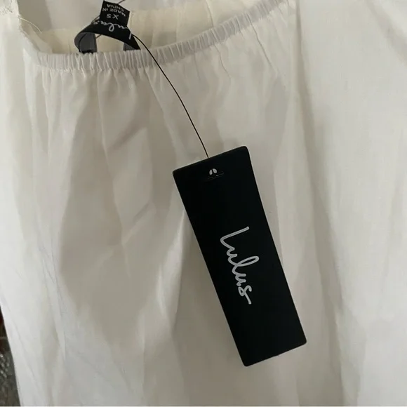 Lulu’s - Marvelous Time White Ruffled Mini Dress - size xs - Picture 10 of 11